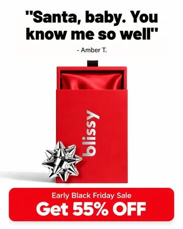 Blissy Black Friday ad
