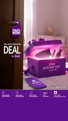 Plum Goodness Diwali ad