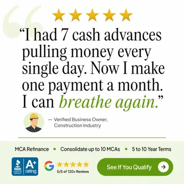 Pay Less Business Funding Meta ad creative