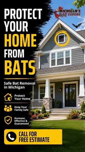 Michigan’s Bat Expert and Wildlife Removal Meta ad creative
